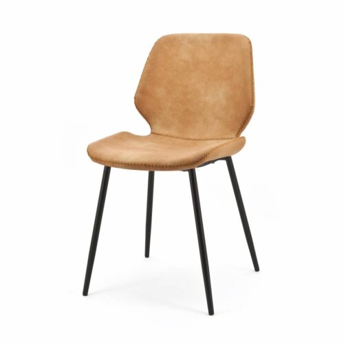 Stoel Seashell - cognac (showroom model)