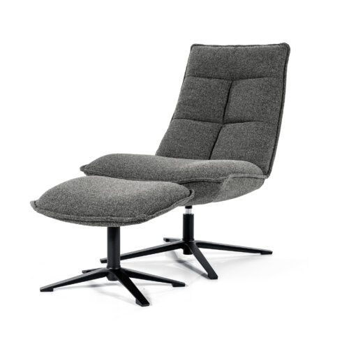 Fauteuil Marcus met voetenbank - Groen - Afbeelding 13