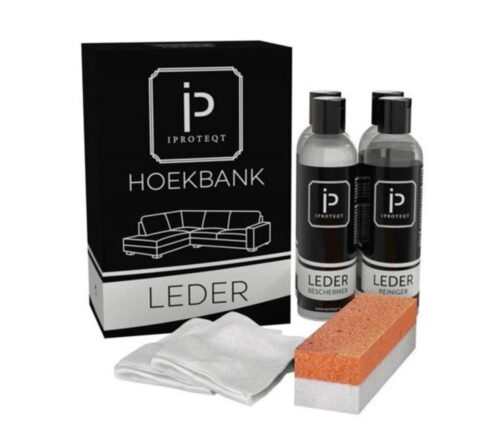 iProteqt Vlekkenservice met 5 jaar garantie voor een hoekbank van leder