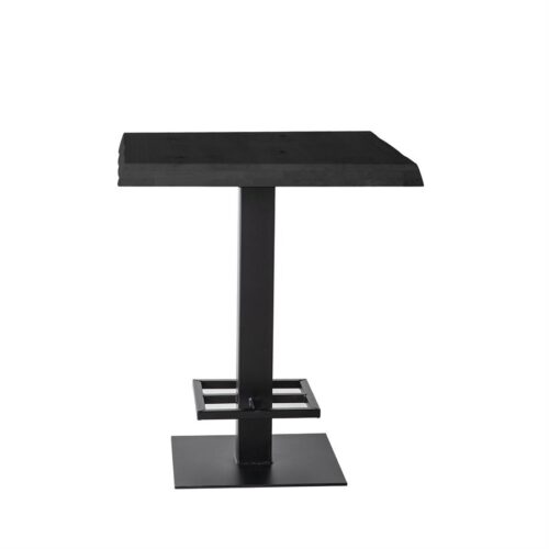 Bartafel Eleonora Eikenhout 80x80cm - Zwart - Afbeelding 2