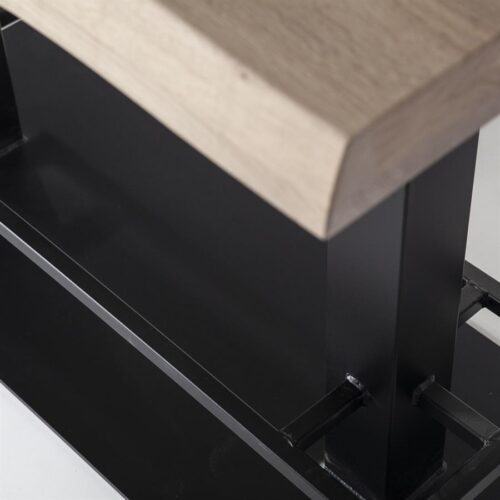 Bartafel Eleonora Eikenhout 140x80cm - Naturel - Afbeelding 4