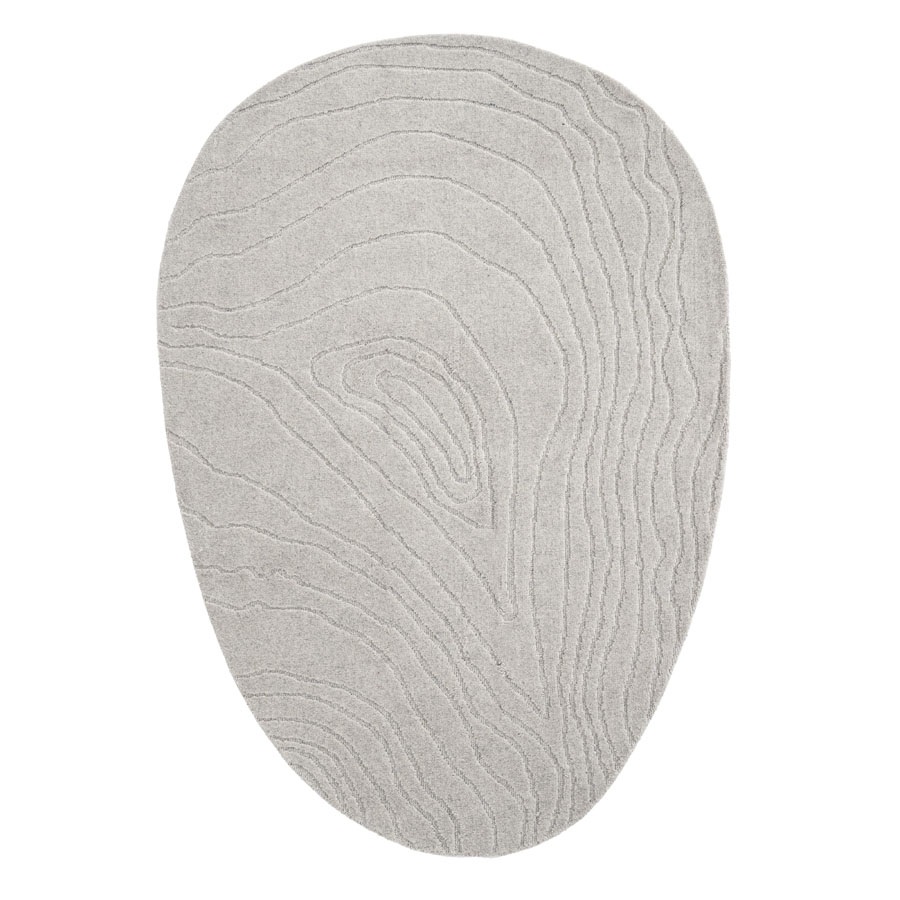 Vloerkleed Pebble beige wol 190 x 290 cm - Afbeelding 6