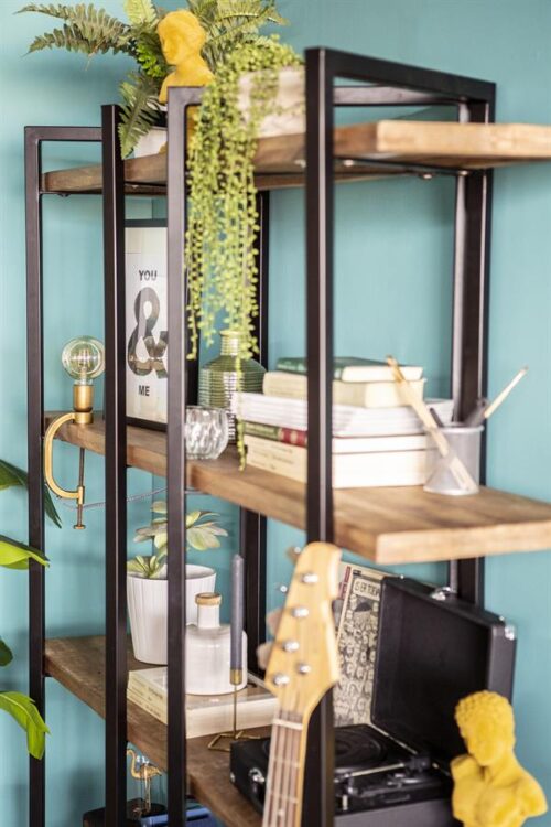 Boekenkast Eddy Mangohout met 4 planken - Naturel - Afbeelding 2