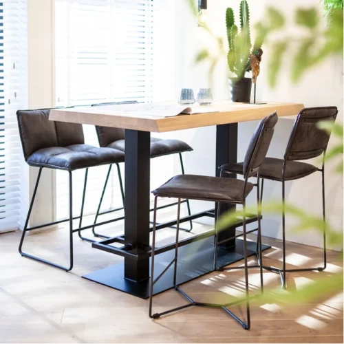 Bartafel Eleonora Eikenhout 140x80cm - Naturel