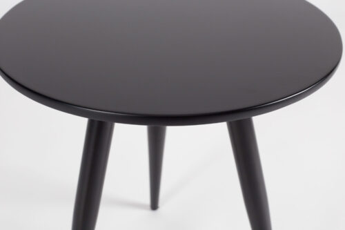 Bijzettafel DAVEN zwart set van 2 - Afbeelding 3