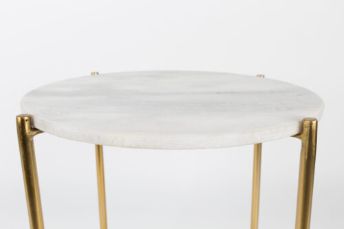 Bijzettafel TIMPA MARBLE wit - Afbeelding 2