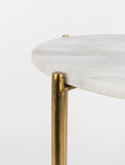 Bijzettafel TIMPA MARBLE wit - Afbeelding 3