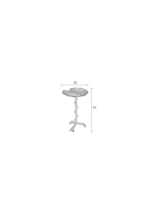 Bijzettafel LILY SINGLE zwart - Afbeelding 7