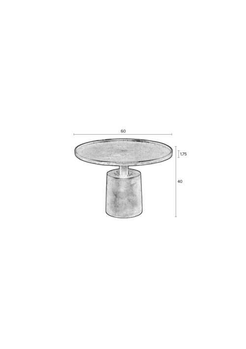 Salontafel MASON ANTIQUE zwart - Afbeelding 9