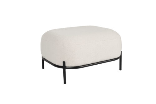 Hocker Polly teddy ivoor - Afbeelding 2