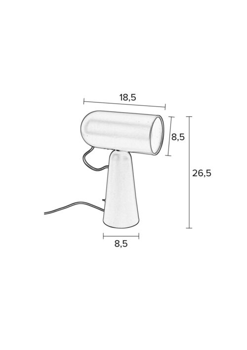 Bureaulamp VESPER - groen (showroom model) - Afbeelding 9