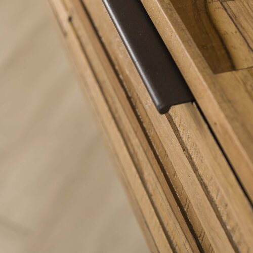 Haltafel Teca Strip Teakhout 120cm - Afbeelding 4
