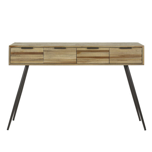 Haltafel Teca Strip Teakhout 120cm - Afbeelding 5