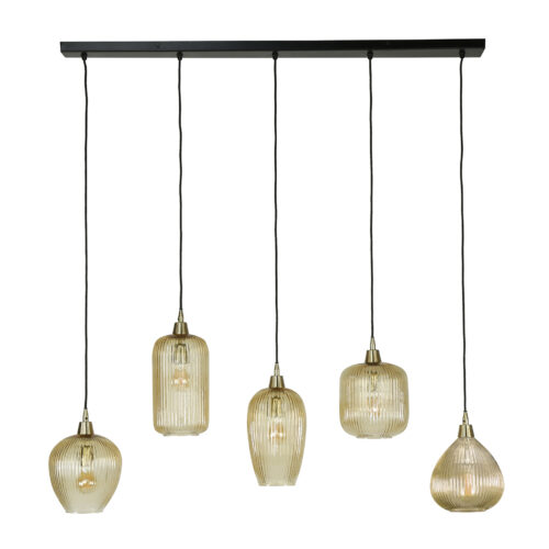 Hanglamp Stripe Glas - Mix 5 lampen - Afbeelding 5