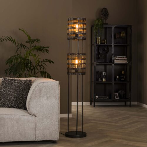 Vloerlamp Metal Blinds - 2 lampen