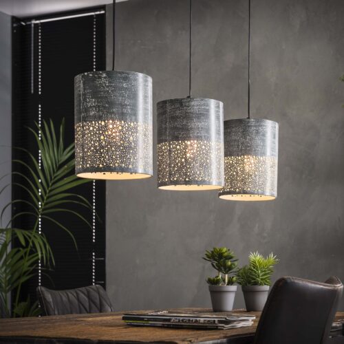 Hanglamp Stone 3 cilinder lampen