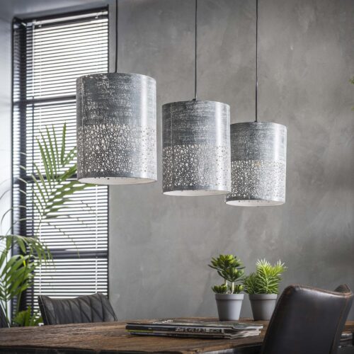Hanglamp Stone 3 cilinder lampen - Afbeelding 3