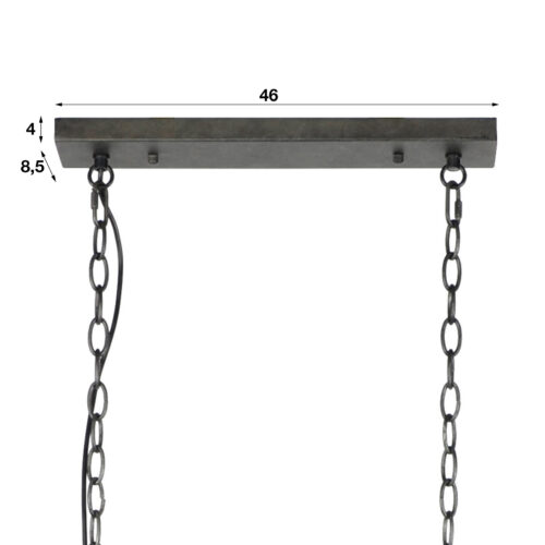 Hanglamp Gaas - 2 lampen - Afbeelding 7