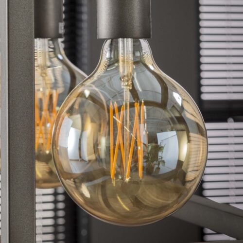 Kooldraadlamp Bol XL Ø12.5cm Amberkleurig dimbaar - Afbeelding 3