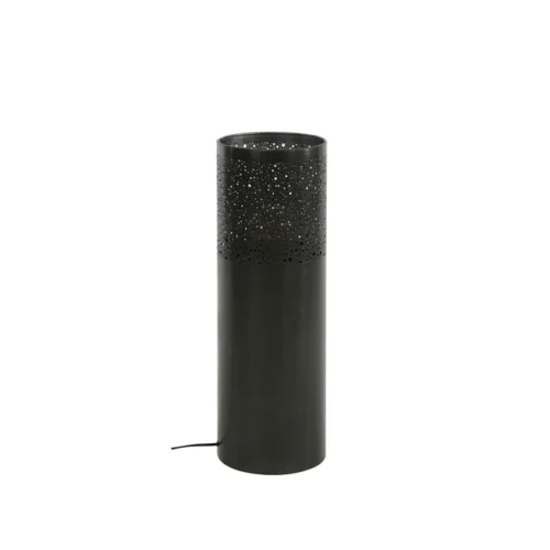 Vloerlamp Cilinder Zwart Nikkel - 60 cm - Afbeelding 5