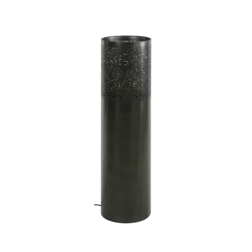 Vloerlamp Cilinder Zwart Nikkel - 60 cm - Afbeelding 9
