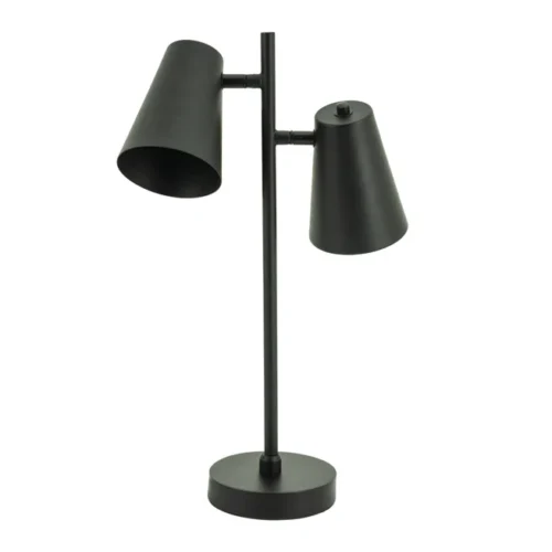 Tafellamp Cole 2 lampen - Beige - Afbeelding 5