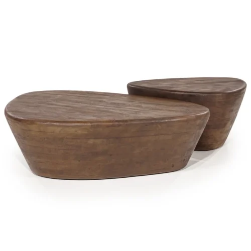 Salontafel Mila Mangohout Bruin - 100x78cm - Afbeelding 4