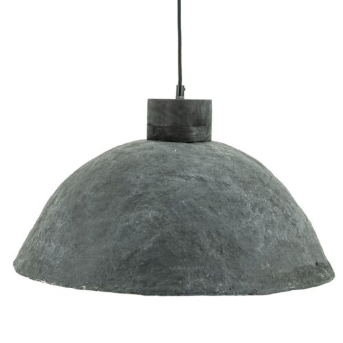 Hanglamp Sana Papier maché Groot - Grijs