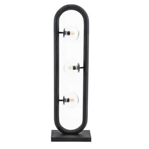 Vloerlamp Eris 3 lampen - Zwart