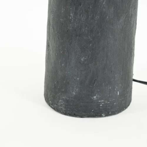 Tafellamp Sana Papier maché 45 cm - Grijs - Afbeelding 3