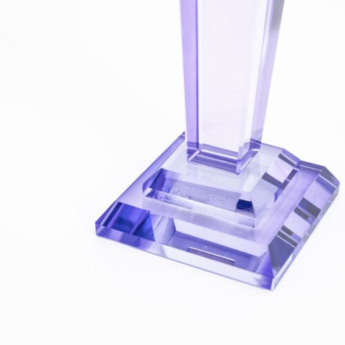 Kaarsenhouder Presly Glas - Paars - Afbeelding 7