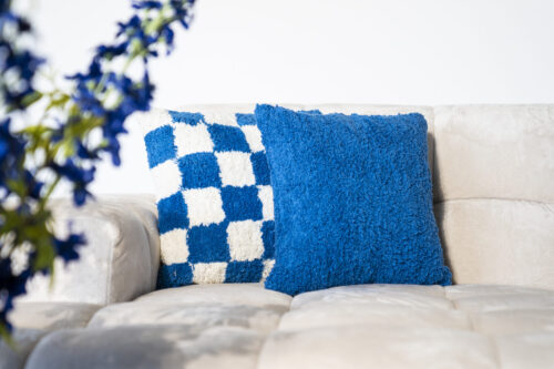 Kussen Mate Blauw - 45x45cm - Afbeelding 4