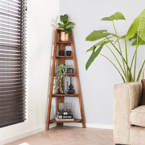 Hoekrek Angle Massief Acacia hout (inklapbaar)