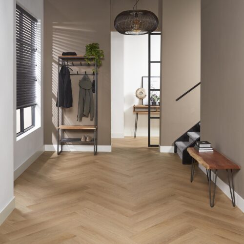Staande kapstok Edge Acaciahout 182x70cm - Afbeelding 2