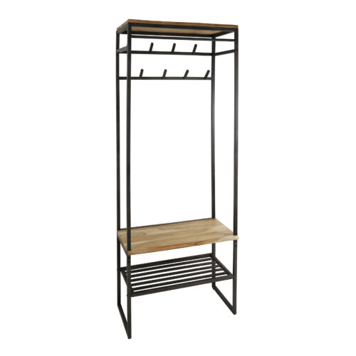Staande kapstok Edge Acaciahout 182x70cm - Afbeelding 6