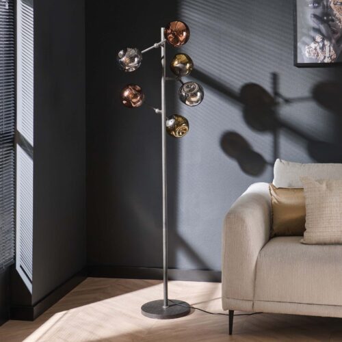 Vloerlamp Molecule Mix Glas - 6 Lampen