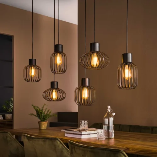 Hanglamp 3+3 Mix Metaal - Afbeelding 7