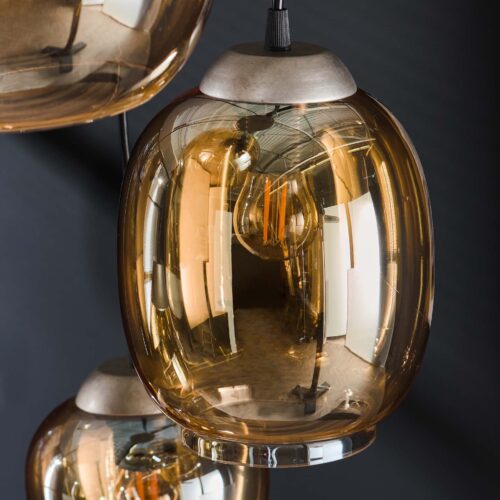 Hanglamp 5L Mix Getrapt - Chromed - Afbeelding 7