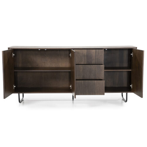 Dressoir James Mangohout 180cm - Bruin - Afbeelding 8