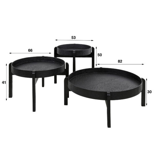 Nachtkastje Niche Acaciahout - Naturel - Afbeelding 15