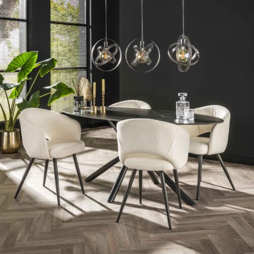 Nachtkastje Niche Acaciahout - Naturel - Afbeelding 34