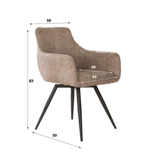 Nachtkastje Niche Acaciahout - Naturel - Afbeelding 37