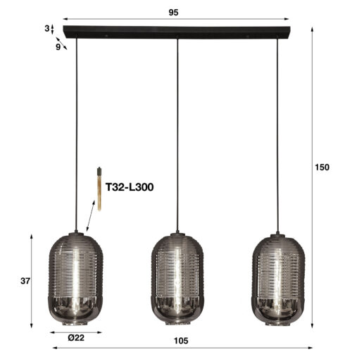 Nachtkastje Niche Acaciahout - Naturel - Afbeelding 9