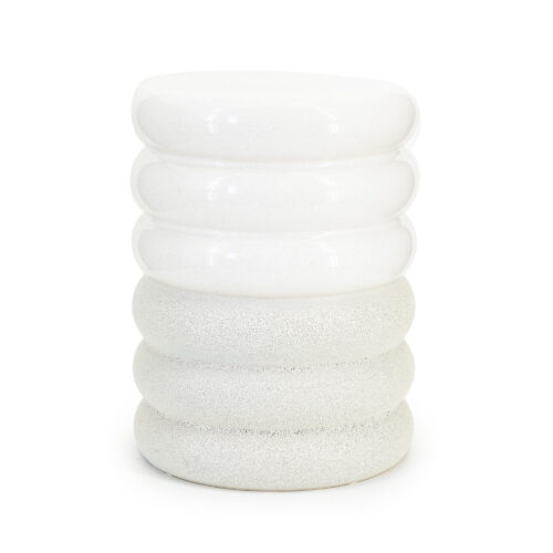 Bijzettafel Rollin Keramiek Ø33cm - Wit - Afbeelding 2