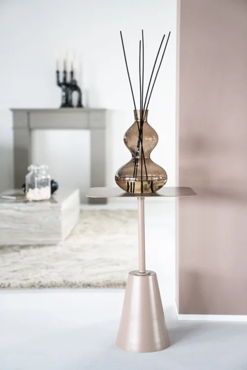 Bijzettafel Gravity Metaal 40 x 30 cm - Oud Roze