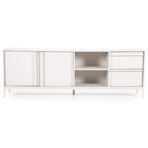 TV meubel Boaz - MDF & Metaal Beige - Afbeelding 2