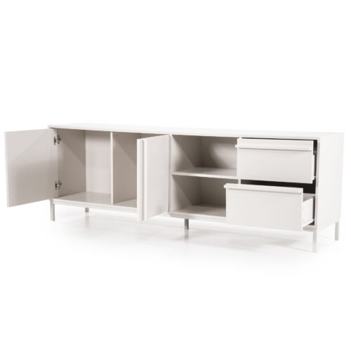TV meubel Boaz - MDF & Metaal Beige - Afbeelding 7