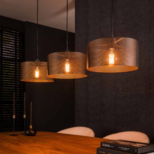 Hanglamp 3L Mesh Rond
