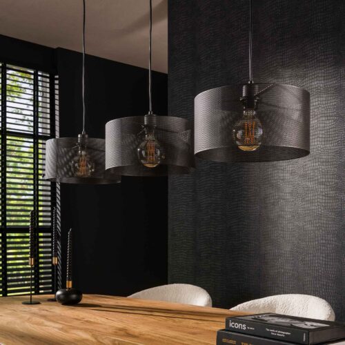 Hanglamp 3L Mesh Rond - Afbeelding 2