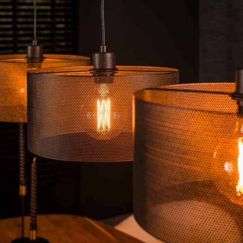Hanglamp 3L Mesh Rond - Afbeelding 3